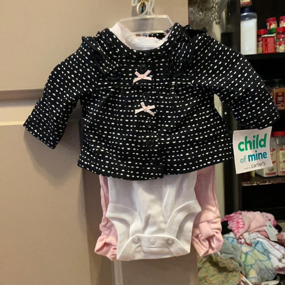 Preemie matching set for girls